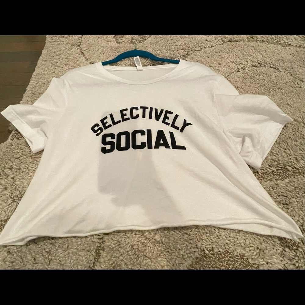 ONE DAY SALE Selectively social T-shirt